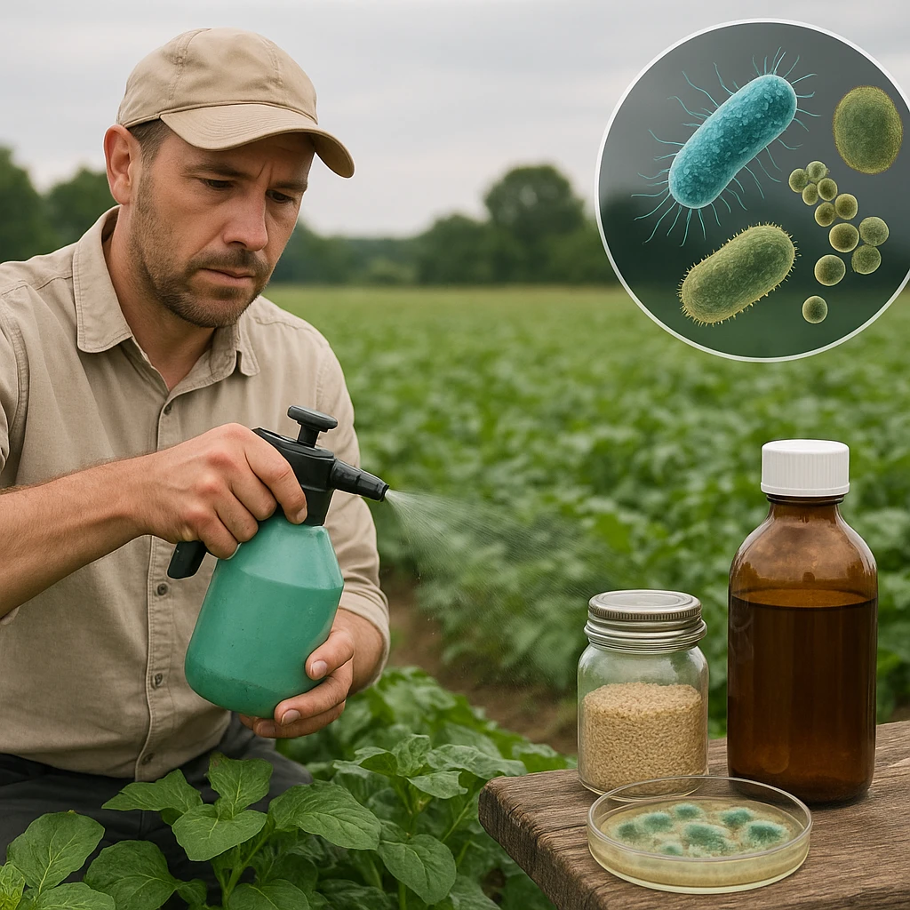 Biologiczna ochrona upraw – mikroorganizmy i preparaty naturalne