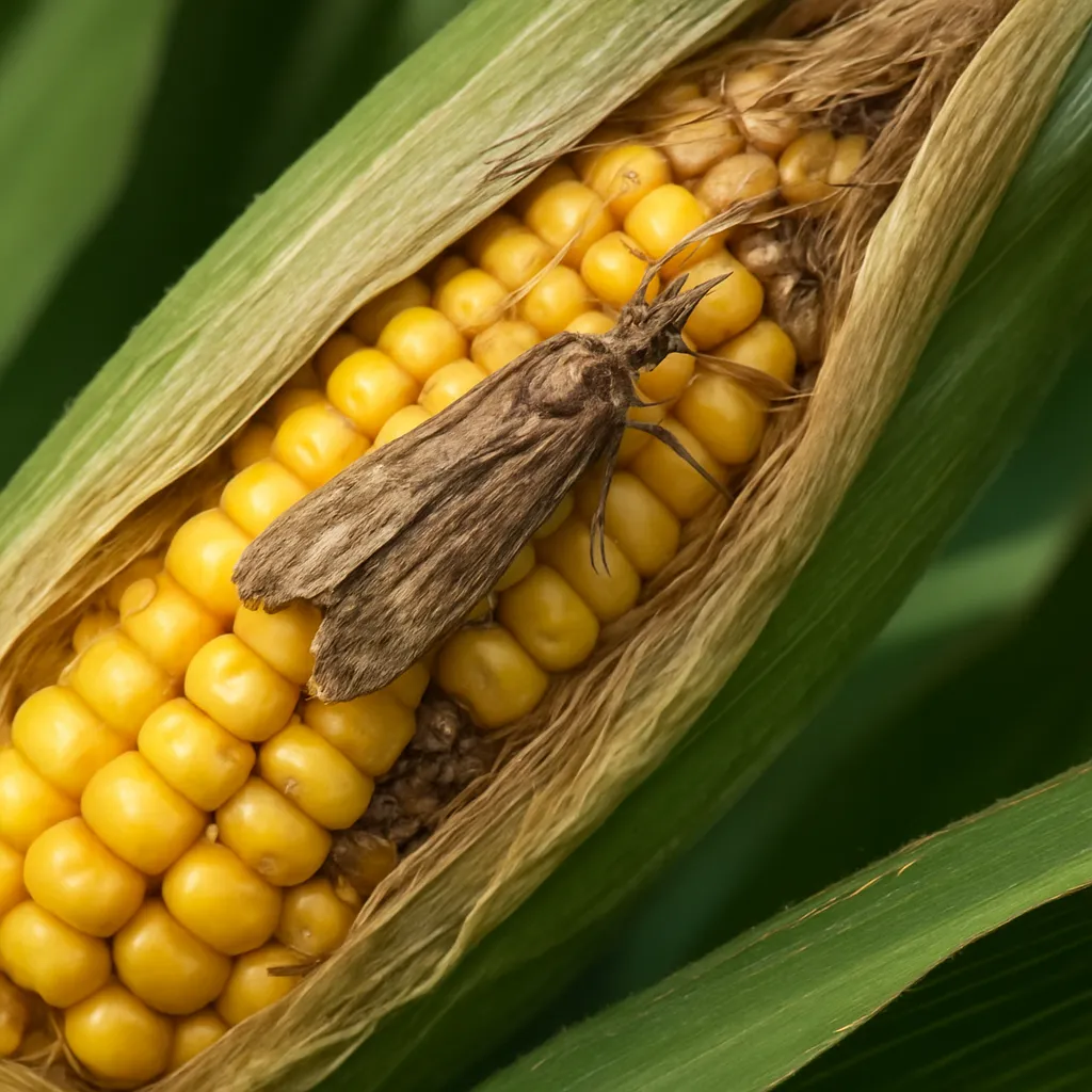 Skoczek kukurydziany – kukurydza