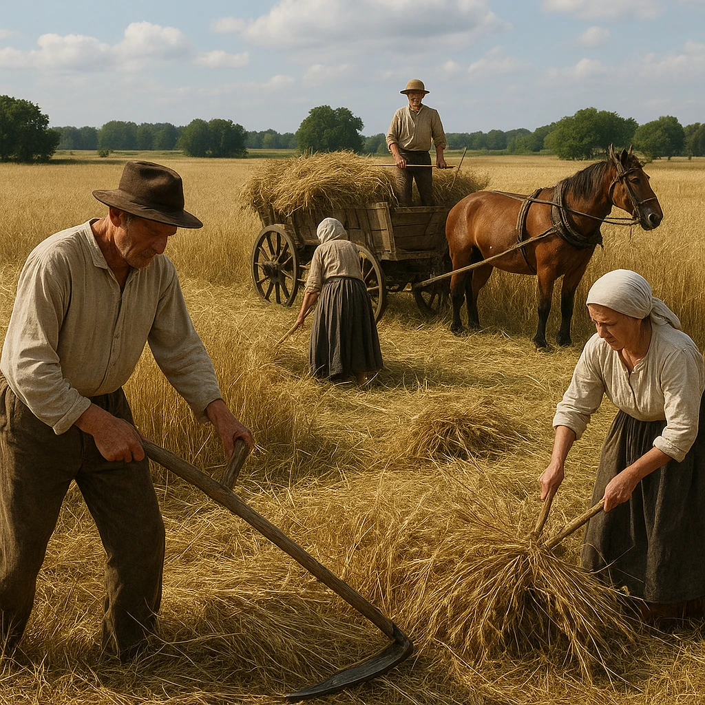 Jak wyglądały dawne żniwa – tradycje i narzędzia
