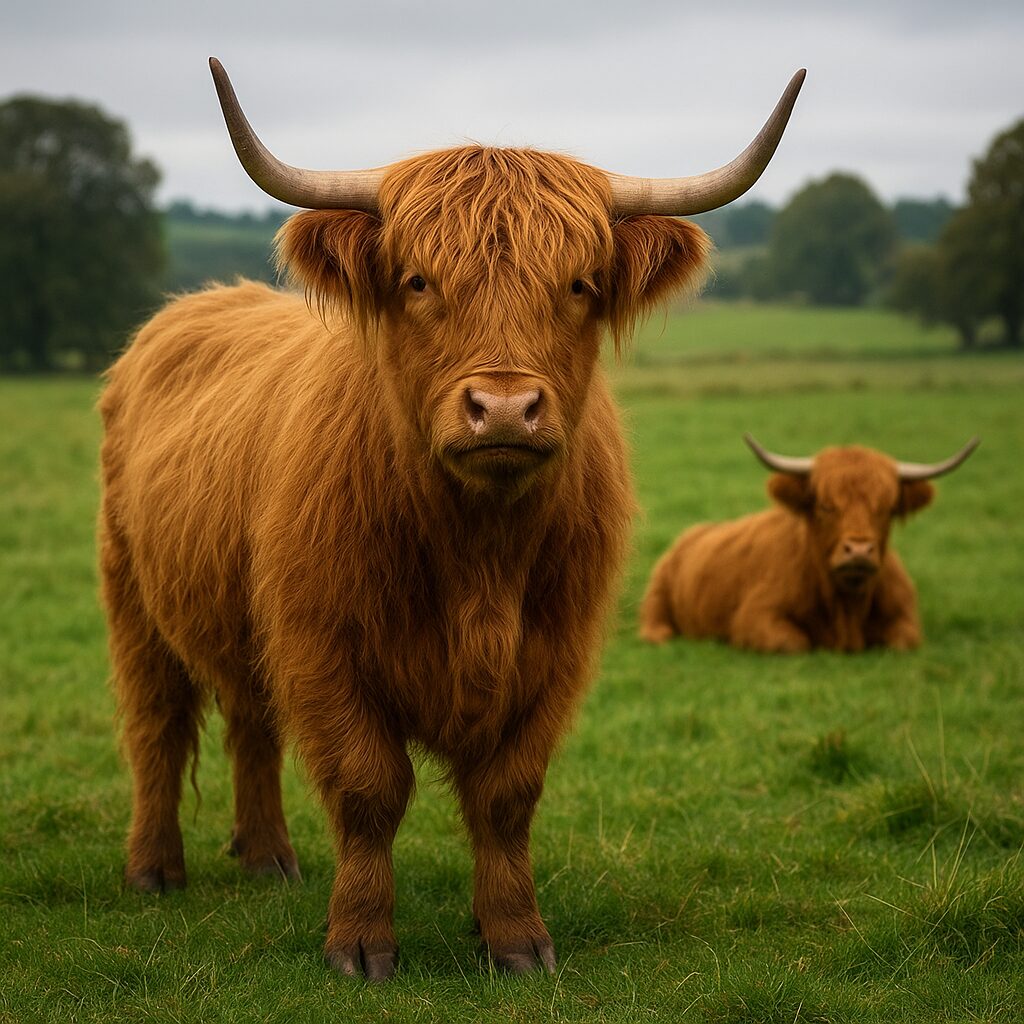 Bydło rasy Campbells Highland