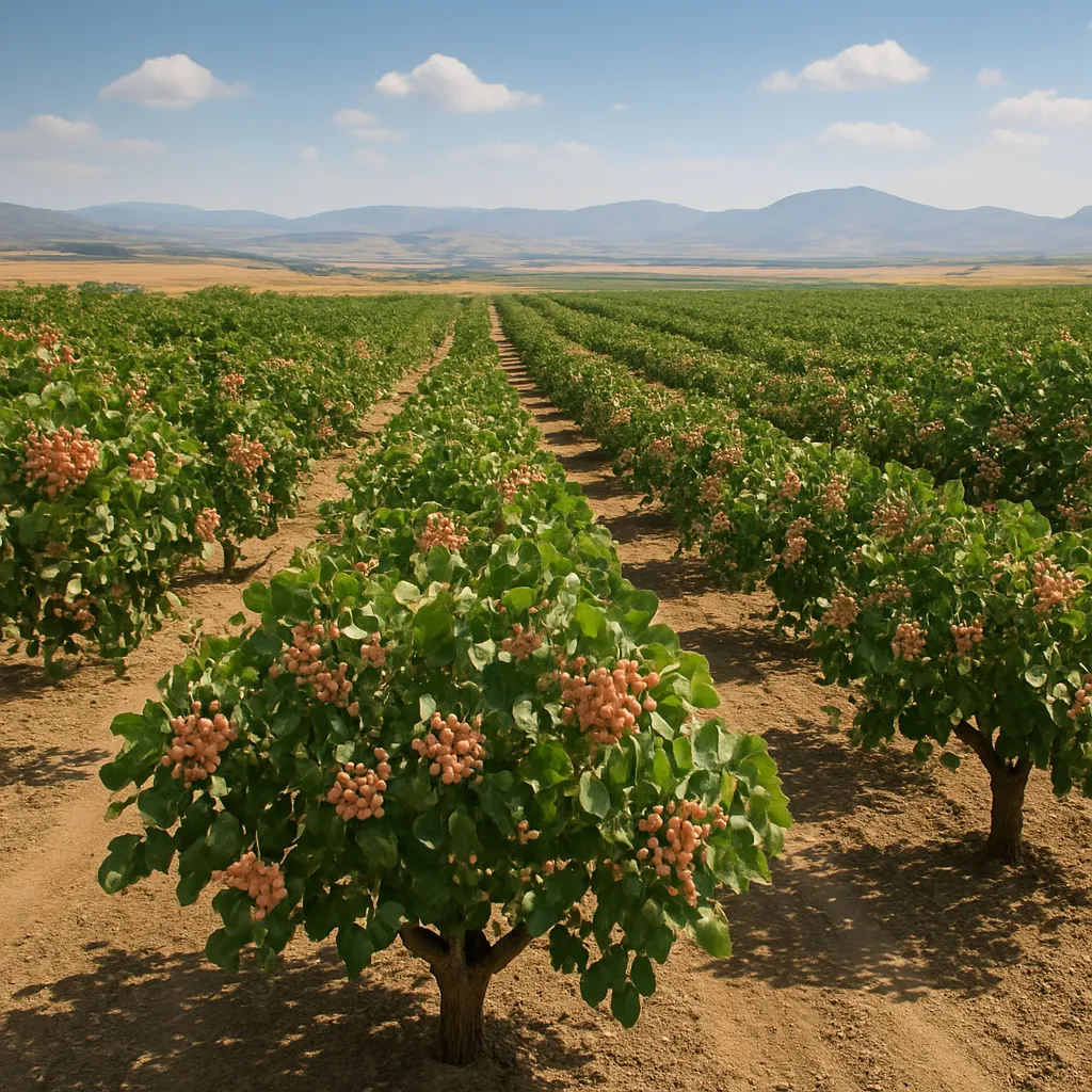 Największe plantacje pistacji