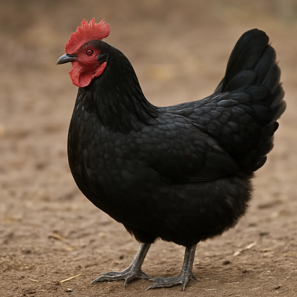 Castellana Negra – Gallus gallus domesticus – kura