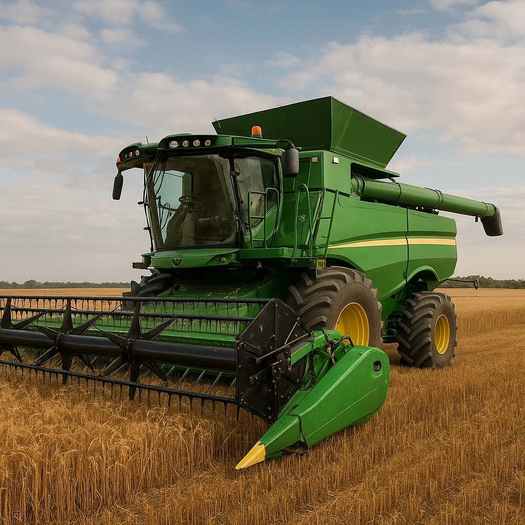 Najcięższy kombajn zbożowy – ile ton waży?