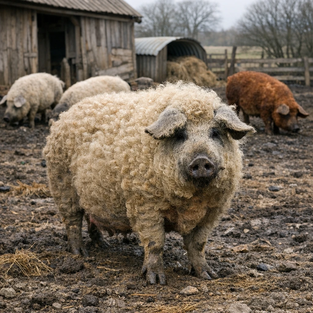 Mangalica – Sus scrofa domesticus – trzoda chlewna