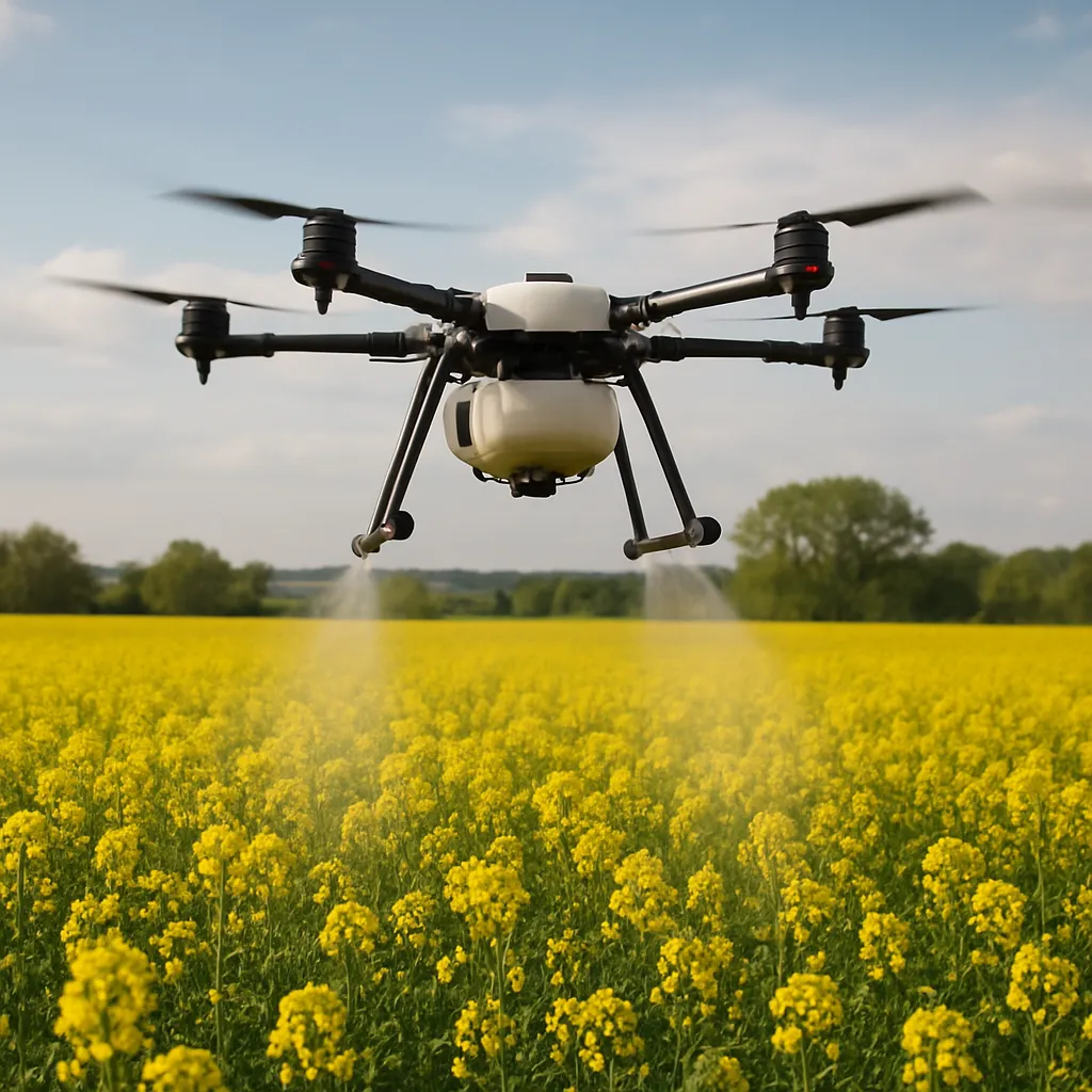Drony rolnicze do oprysku rzepaku – skuteczność i oszczędności