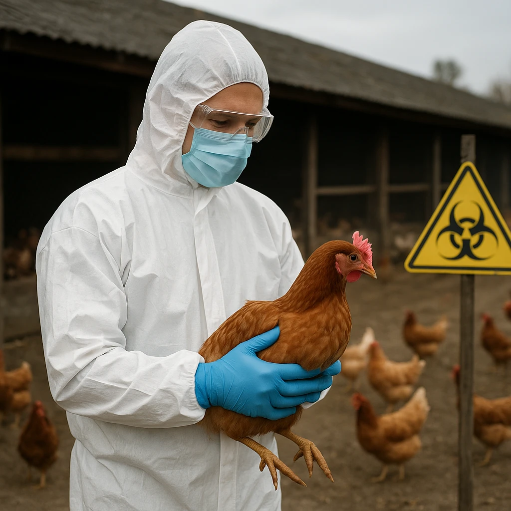 Grypa ptaków – zasady bezpieczeństwa w gospodarstwie