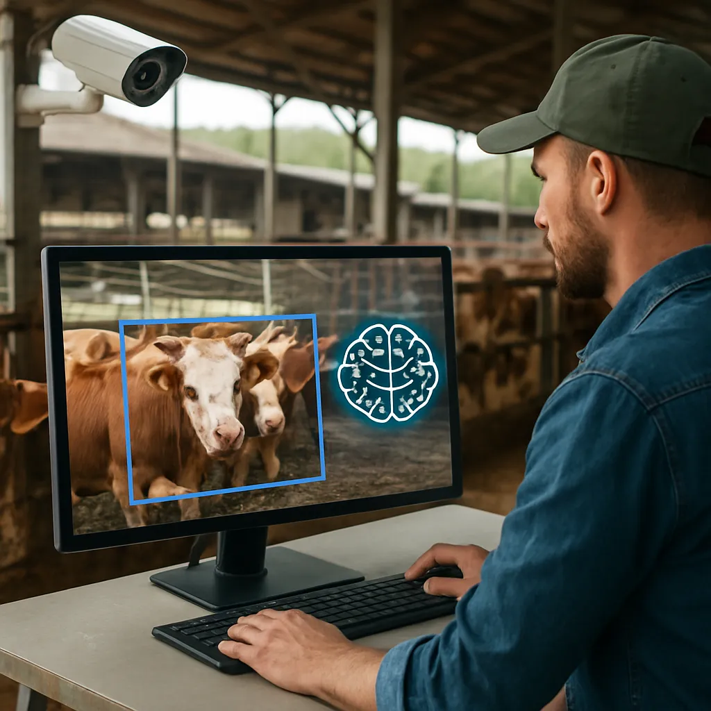 Monitorowanie stad bydła z użyciem kamer i AI