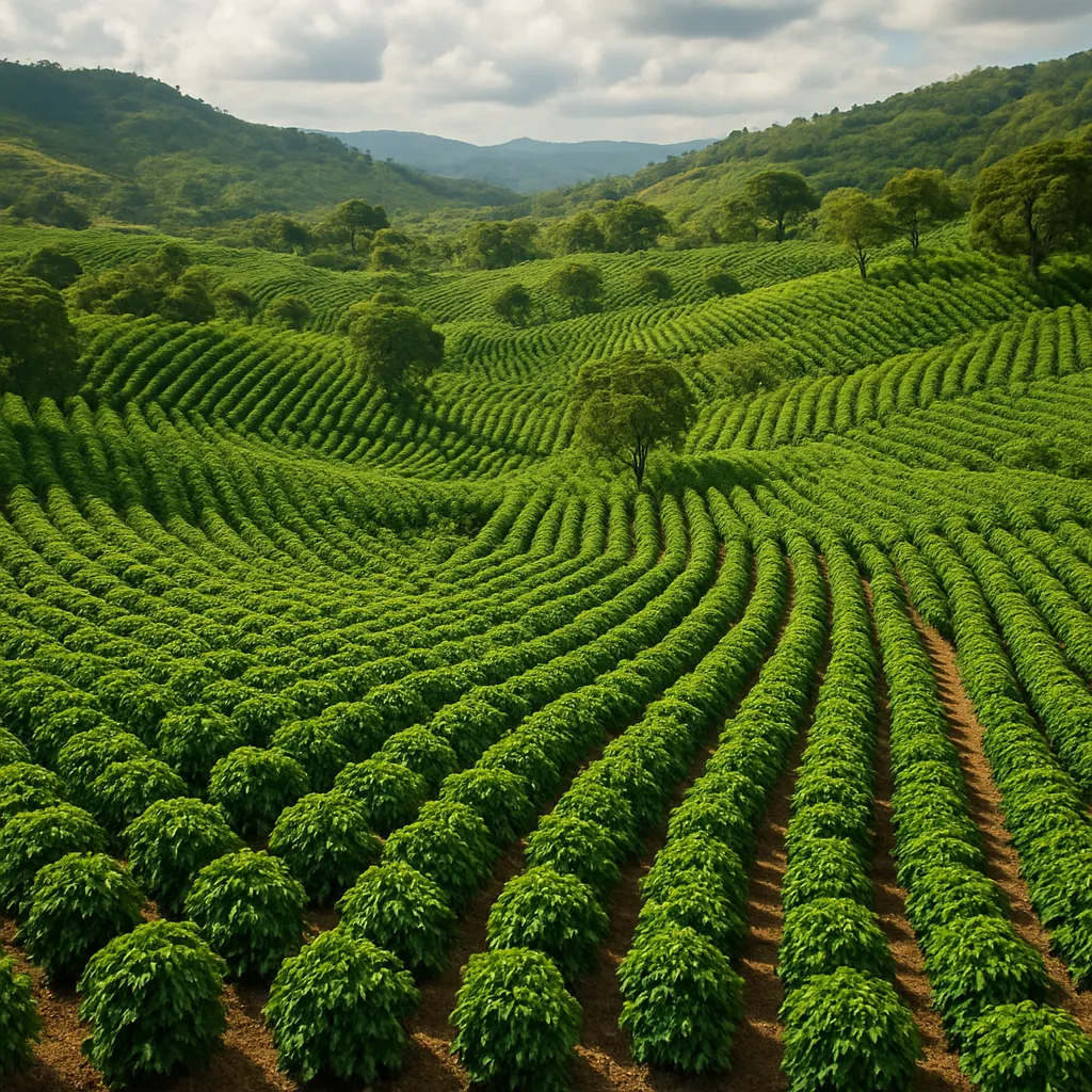 Największe plantacje kawy