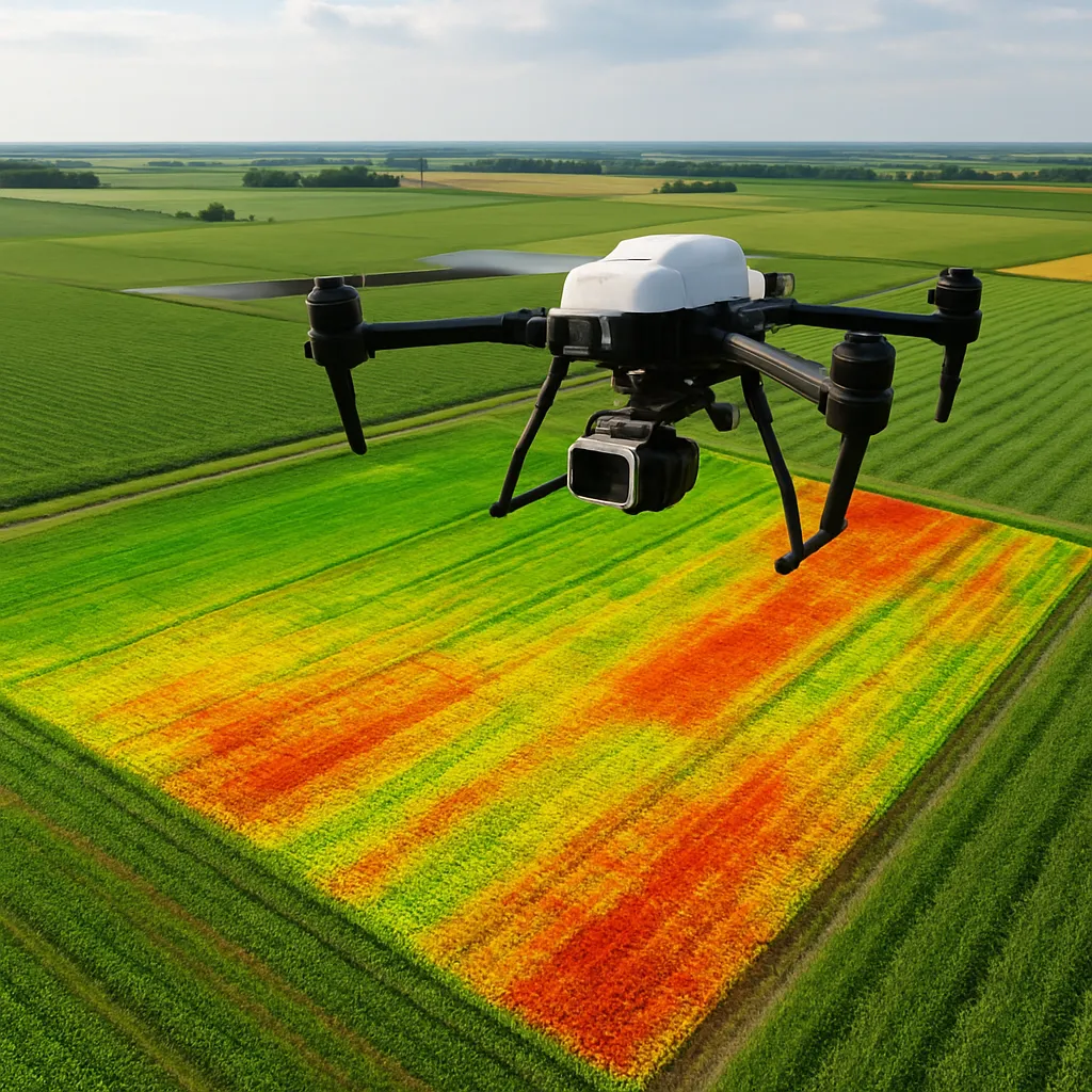 Mapowanie pól dronem – jak tworzyć mapy NDVI krok po kroku