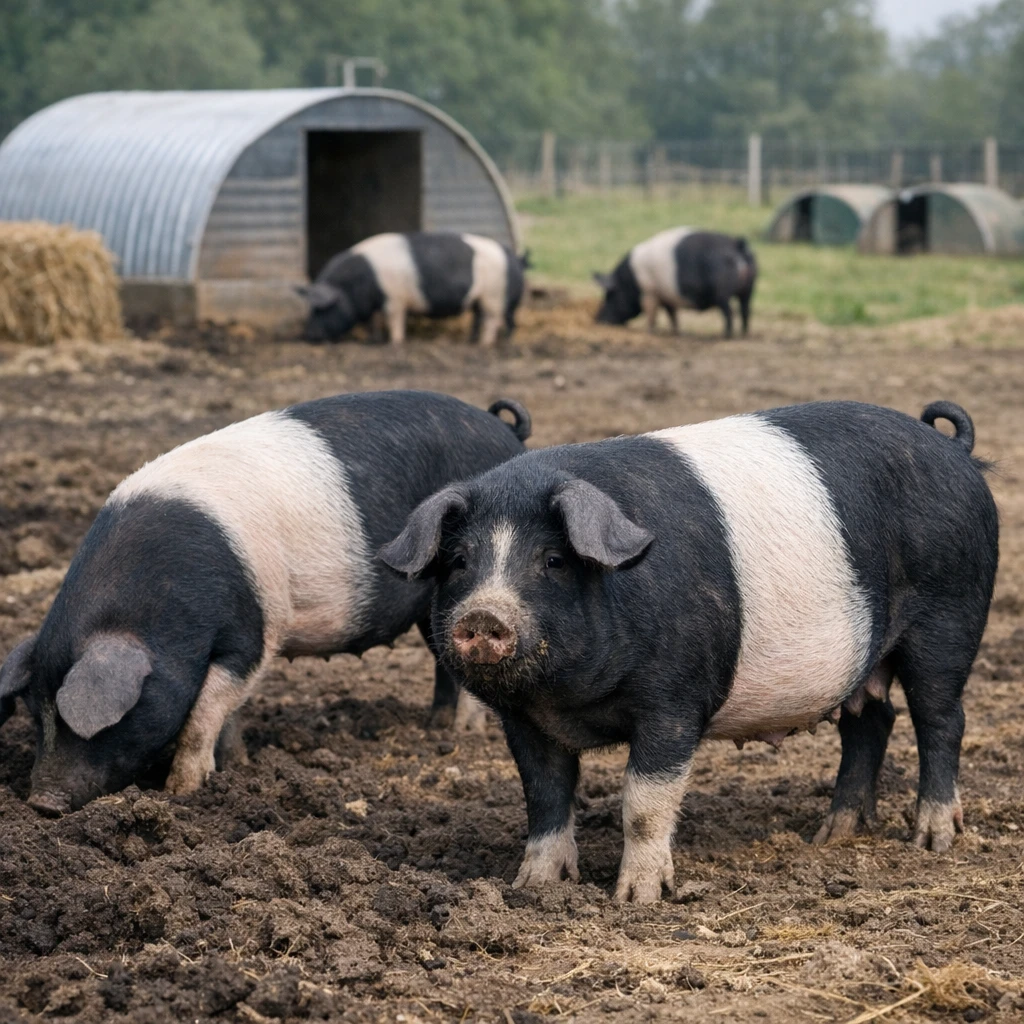 Saddleback – Sus scrofa domesticus – trzoda chlewna