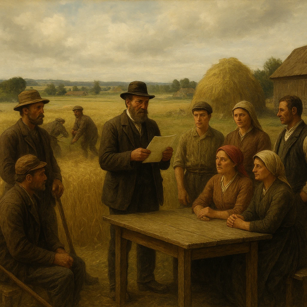 Powstanie pierwszych spółdzielni rolniczych w Europie