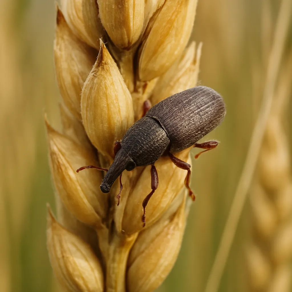 Skoczek zbożowy – zboża