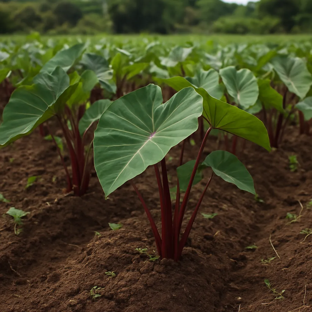 Uprawa taro czerwonego