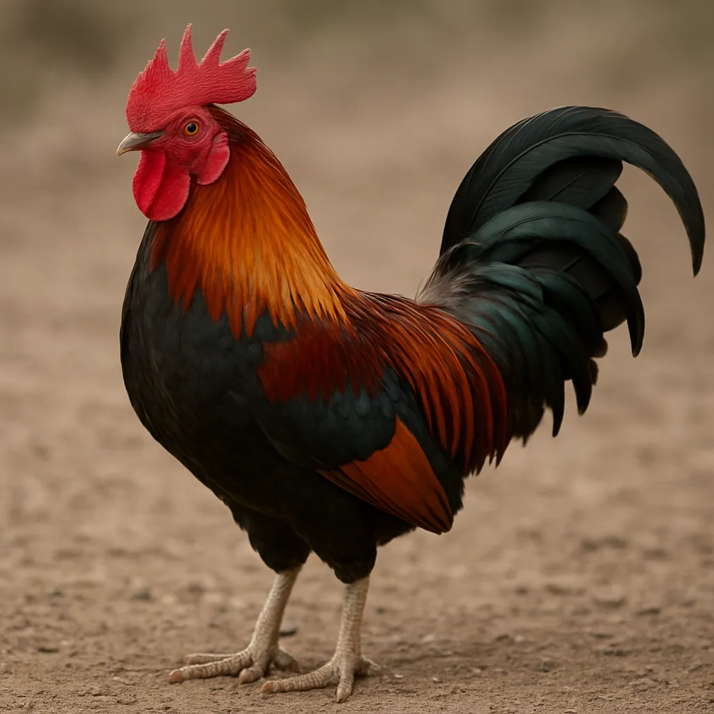 Old English Game Bantam – Gallus gallus domesticus – kura