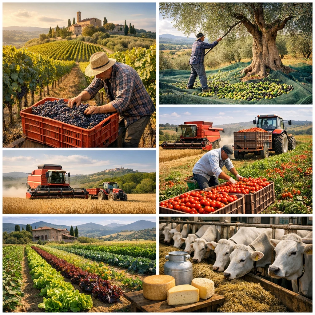 Rolnictwo we Włoszech – jak wygląda