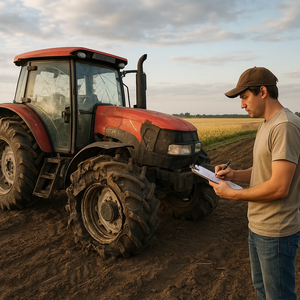 Czy ubezpieczenie obejmuje szkody podczas prac polowych poza gospodarstwem