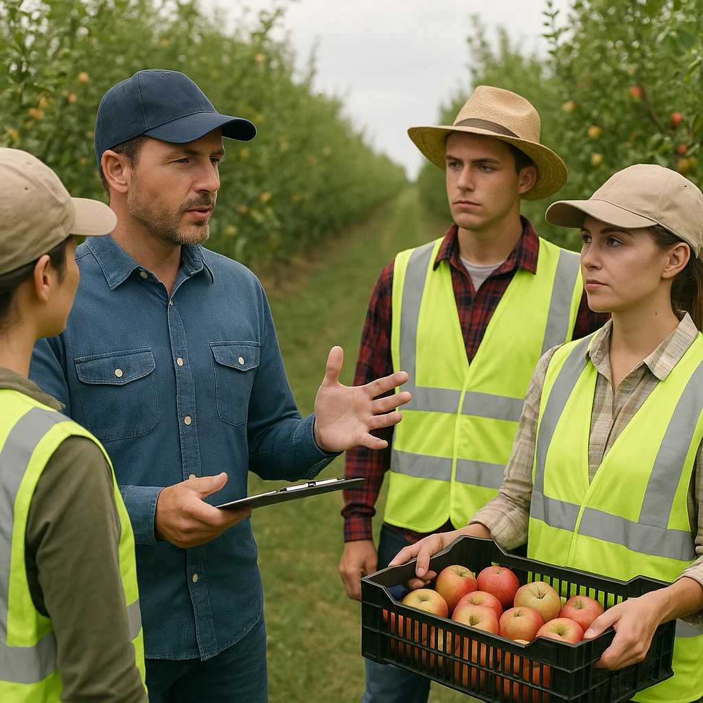Zarządzanie pracownikami sezonowymi podczas zbiorów