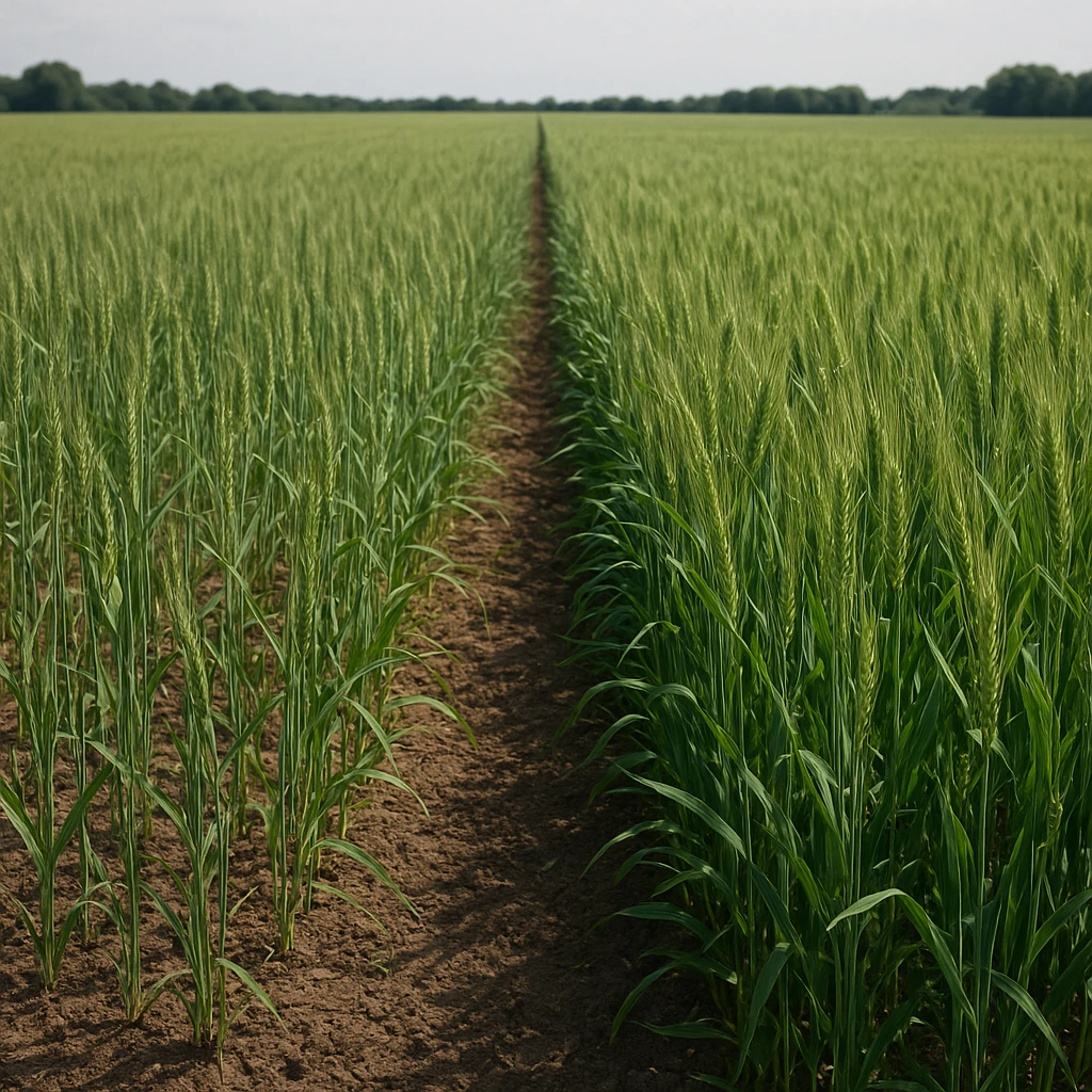Wpływ gęstości siewu na krzewienie pszenicy