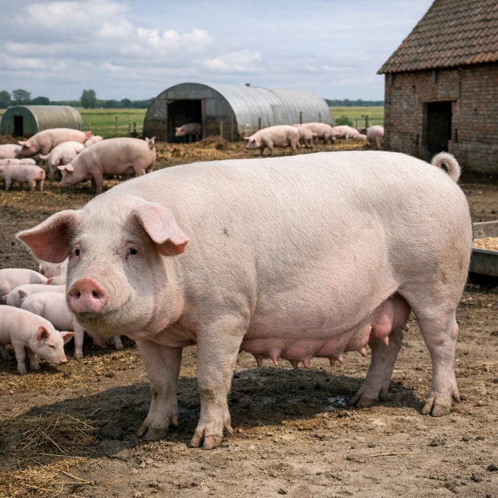 Belgian Landrace – Sus scrofa domesticus – trzoda chlewna