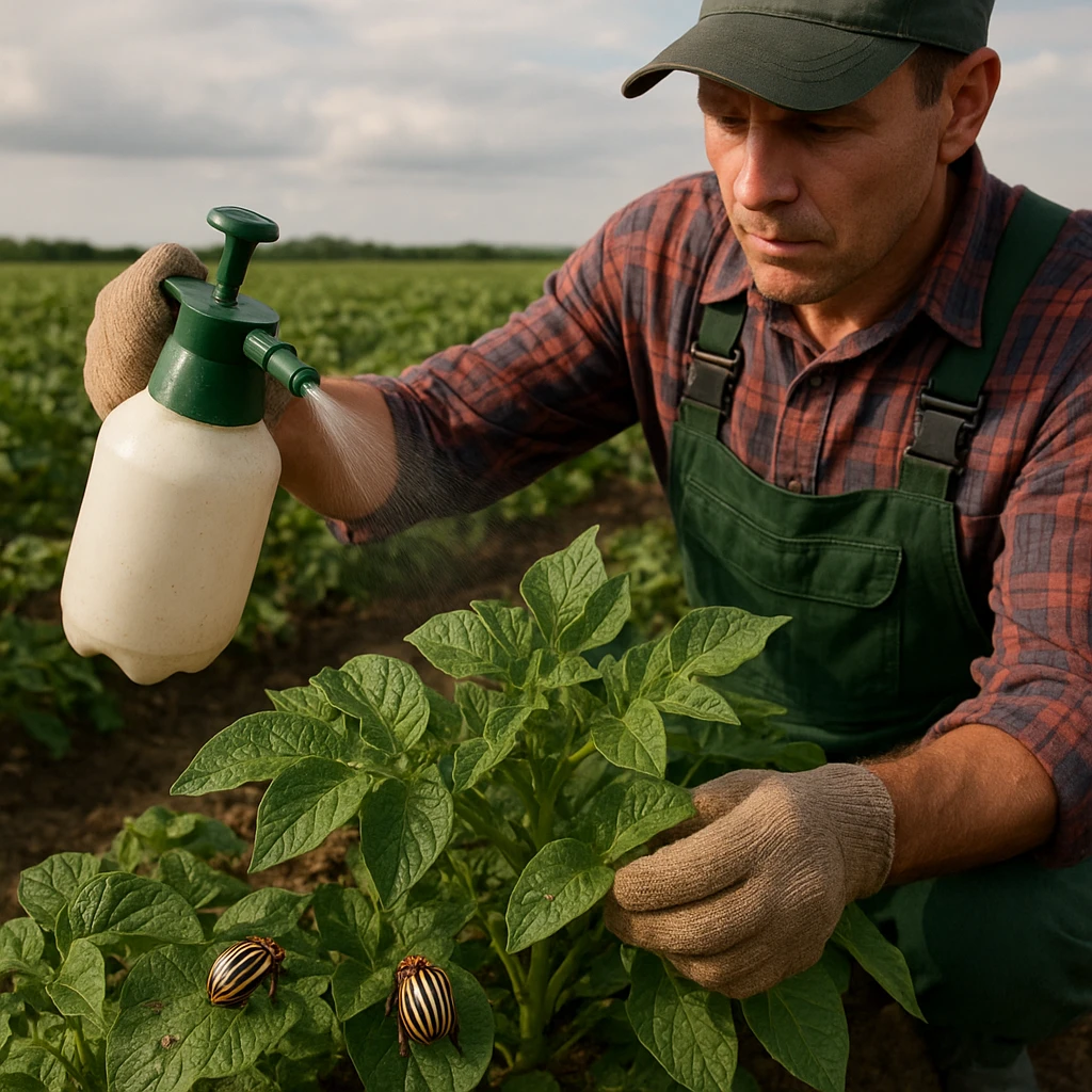 Zwalczanie stonki ziemniaczanej w uprawach towarowych