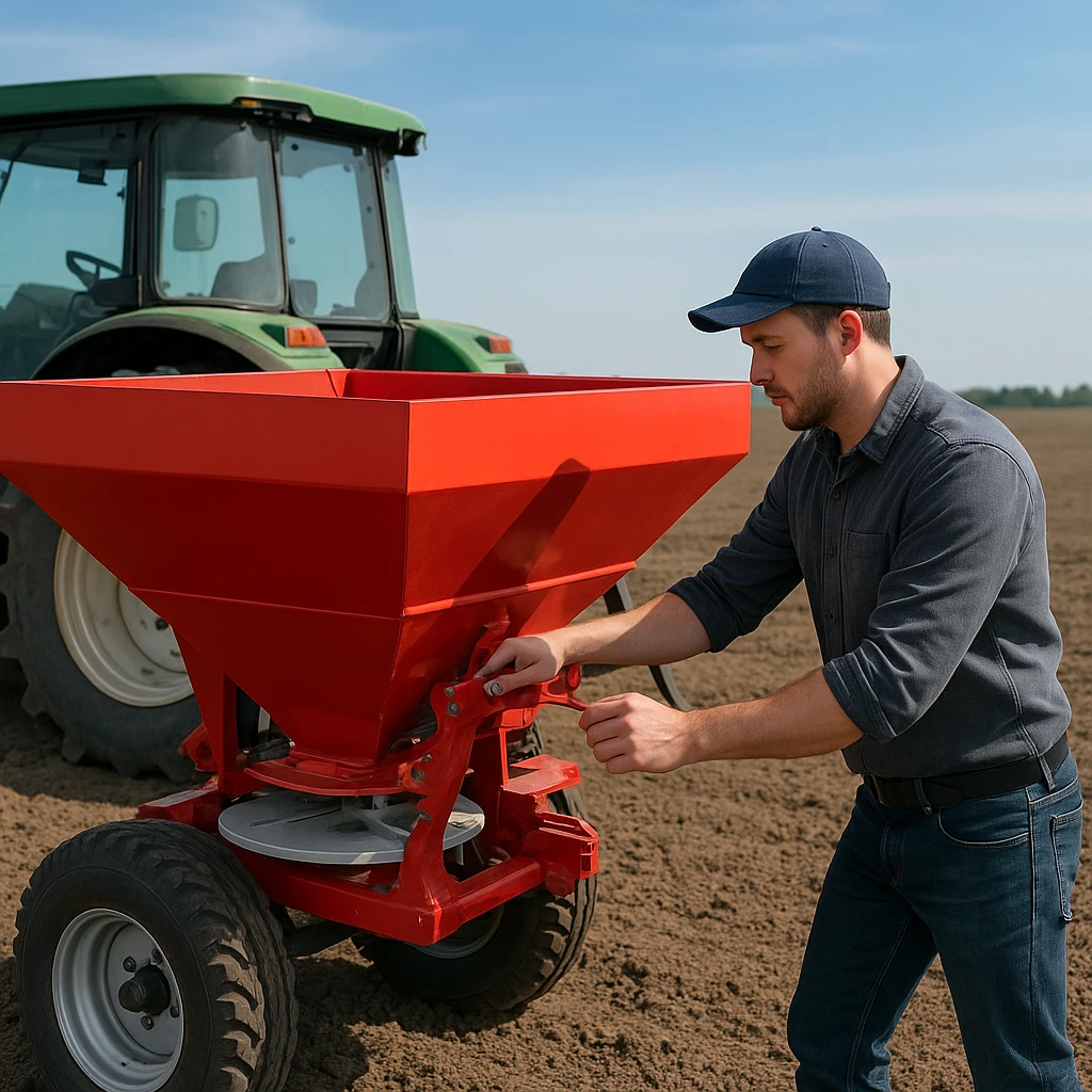 Rozsiewacze nawozów – jak ustawić maszynę, aby siać równomiernie?
