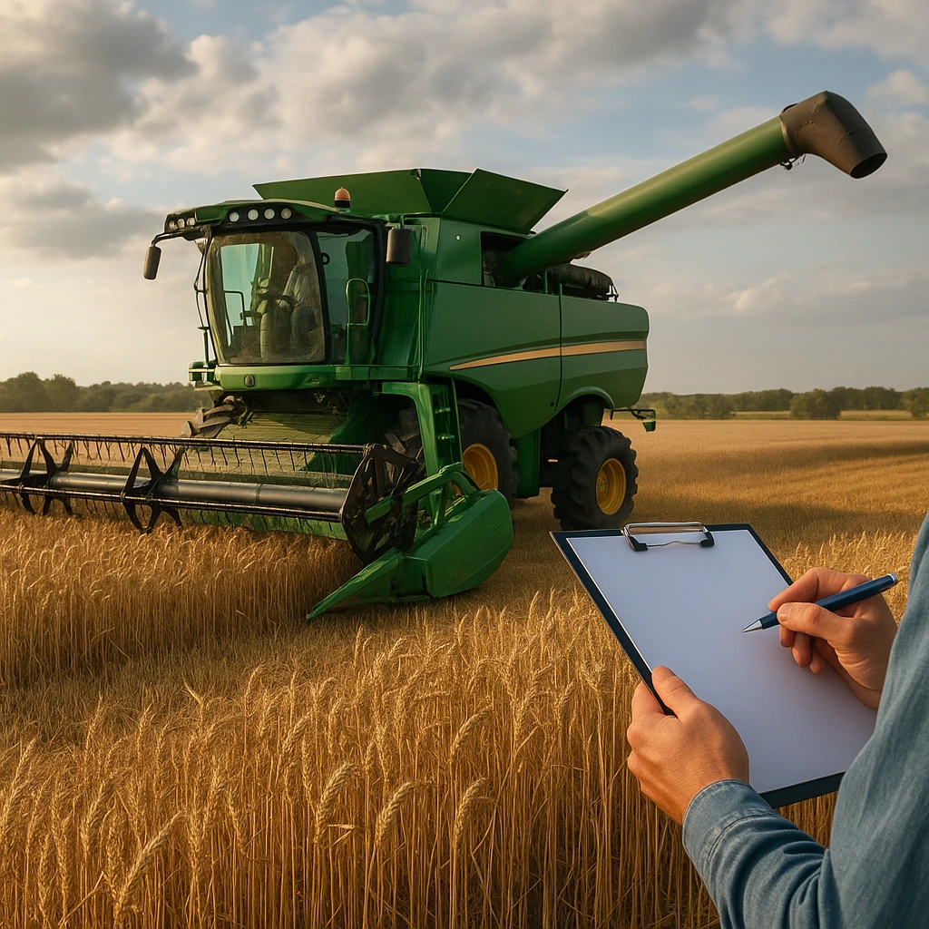 Ubezpieczenie kombajnu w sezonie żniwnym – na co uważać