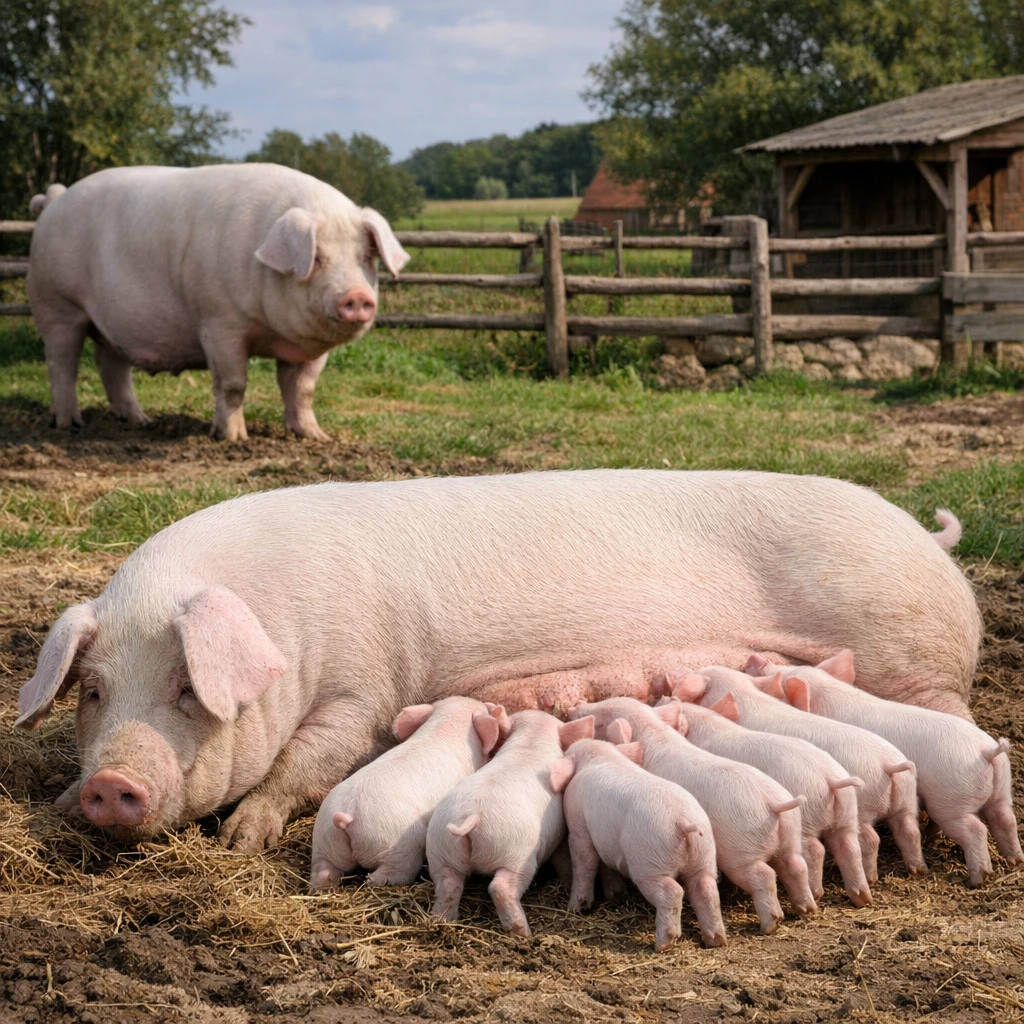 French Landrace – Sus scrofa domesticus – trzoda chlewna