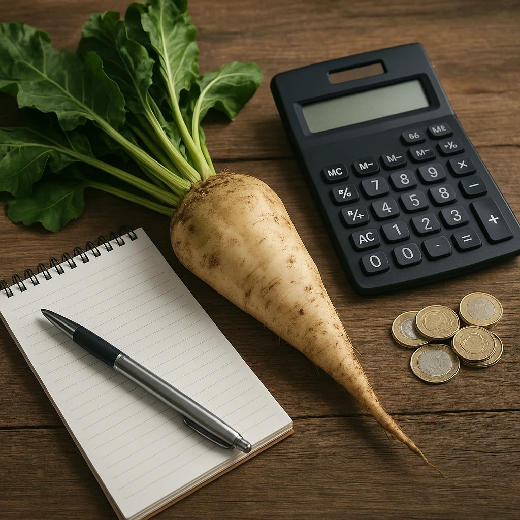 Buraki cukrowe – dokładna kalkulacja kosztów i zysku z hektara