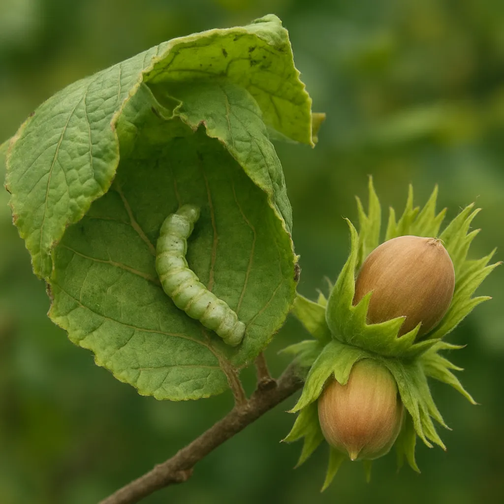 Zwójka leszczynówka – leszczyna
