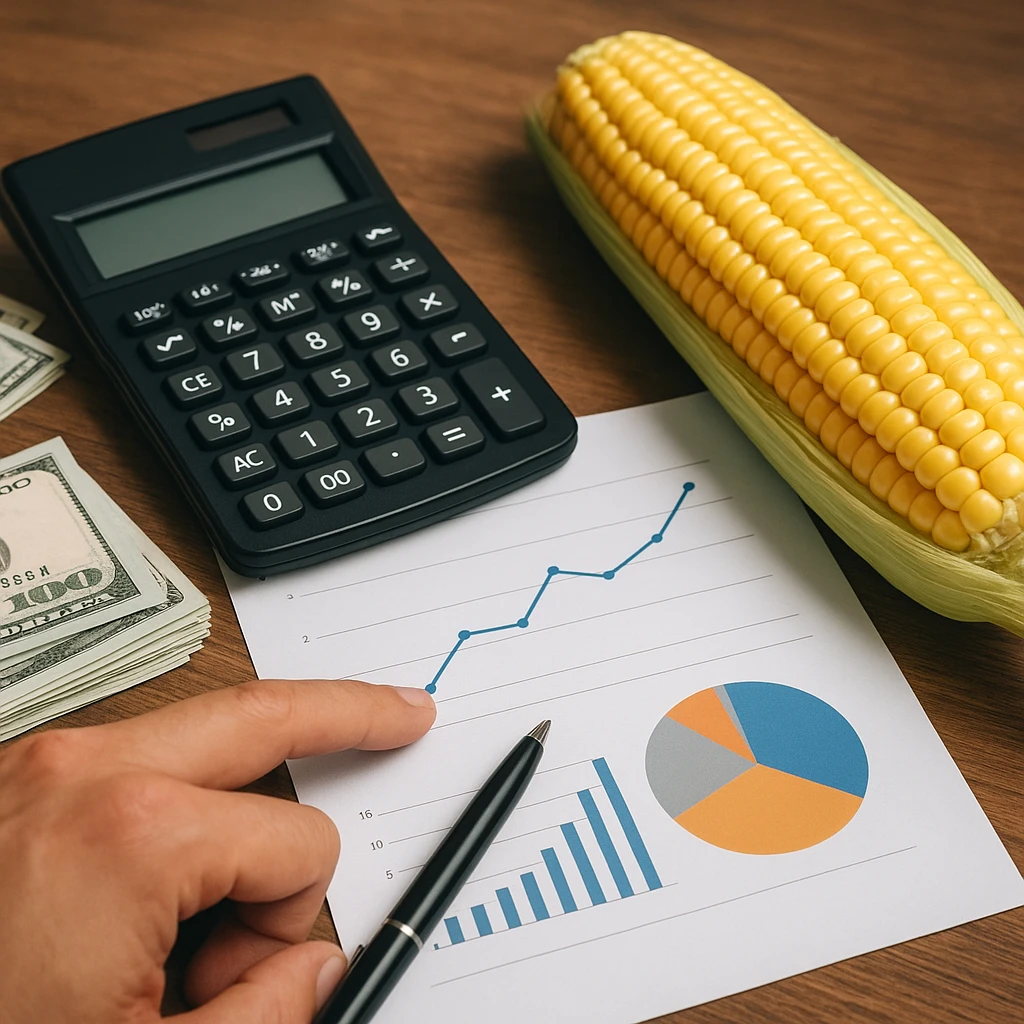 Kalkulacja opłacalności produkcji kukurydzy na ziarno
