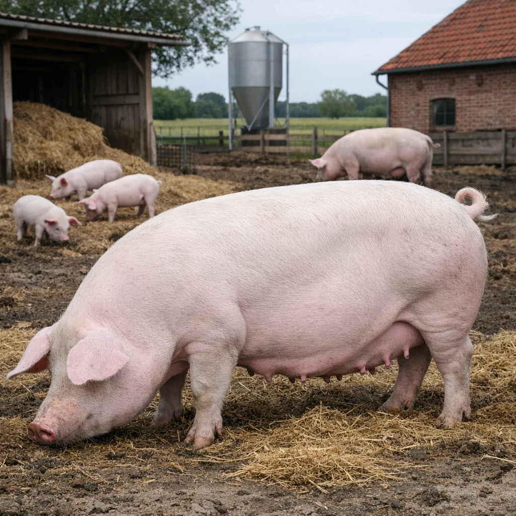 German Landrace – Sus scrofa domesticus – trzoda chlewna