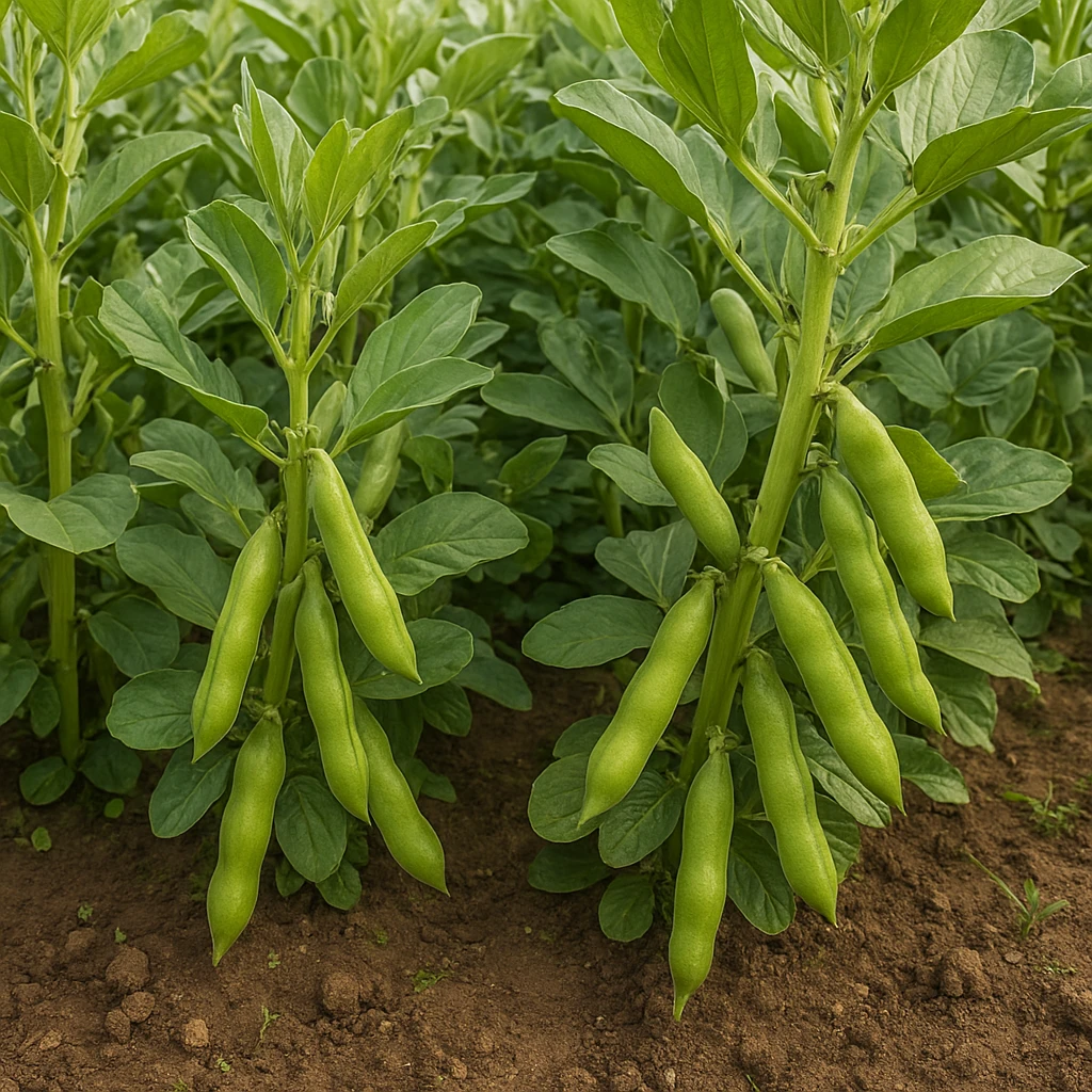 Uprawa bobu na wczesny zbiór