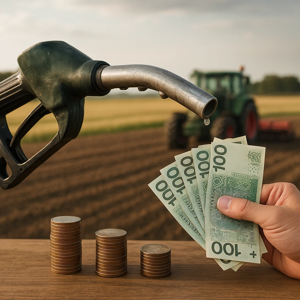 Podatek akcyzowy na paliwo rolnicze – aktualne stawki i zwroty