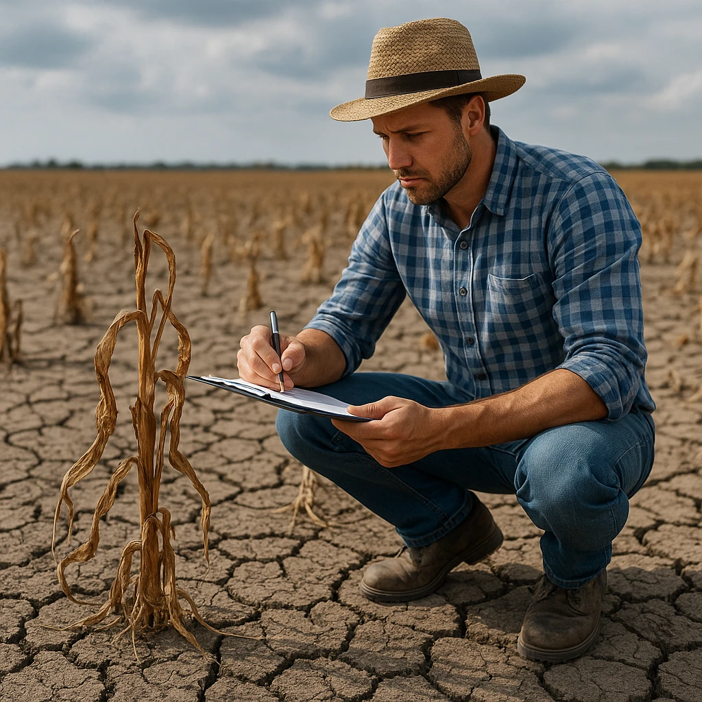 Pomoc suszowa – jak udokumentować straty i otrzymać odszkodowanie