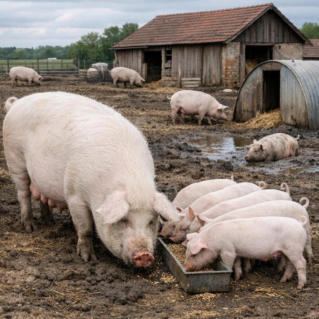 Hungarian Large White – Sus scrofa domesticus – trzoda chlewna