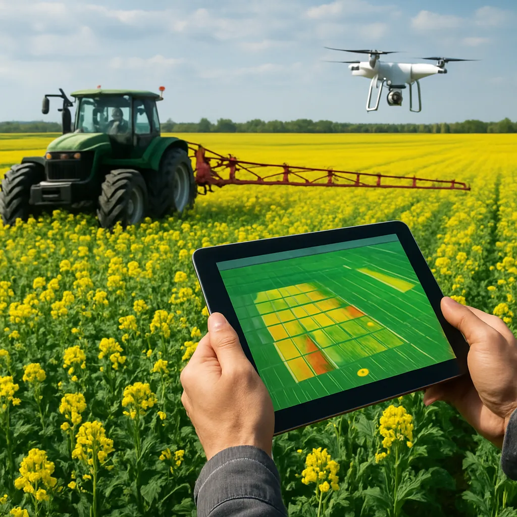 Rolnictwo precyzyjne w uprawie rzepaku