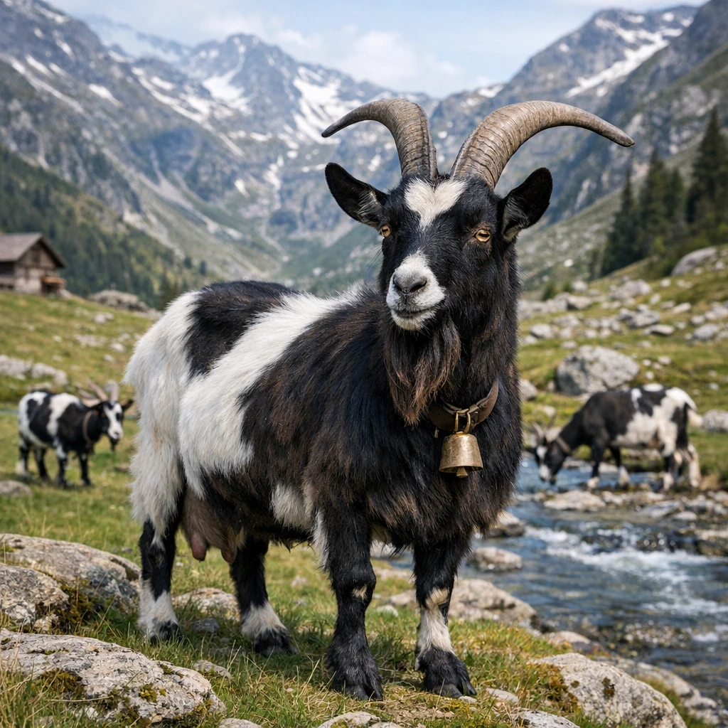 Tauernschecke – Capra hircus – koza ogólnoużytkowa