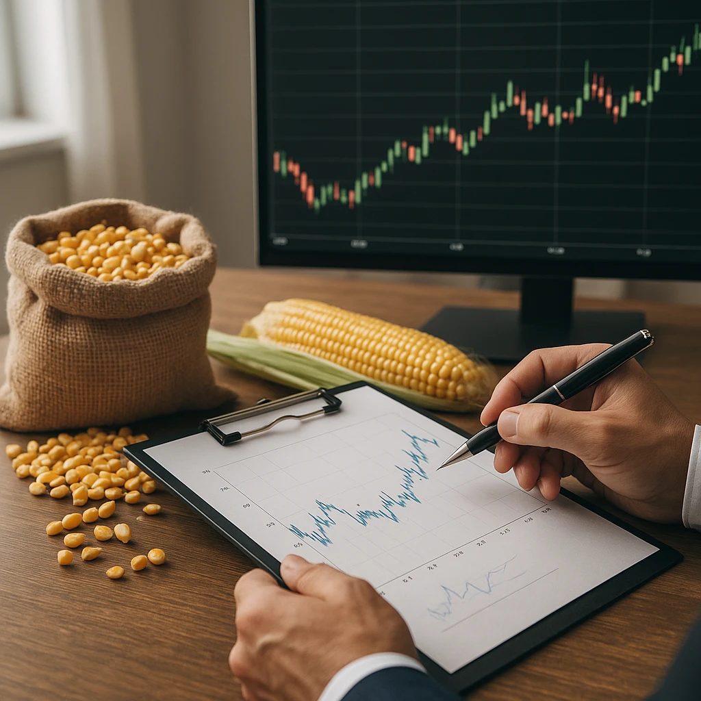 Kontrakty terminowe na kukurydzę – jak zabezpieczyć cenę