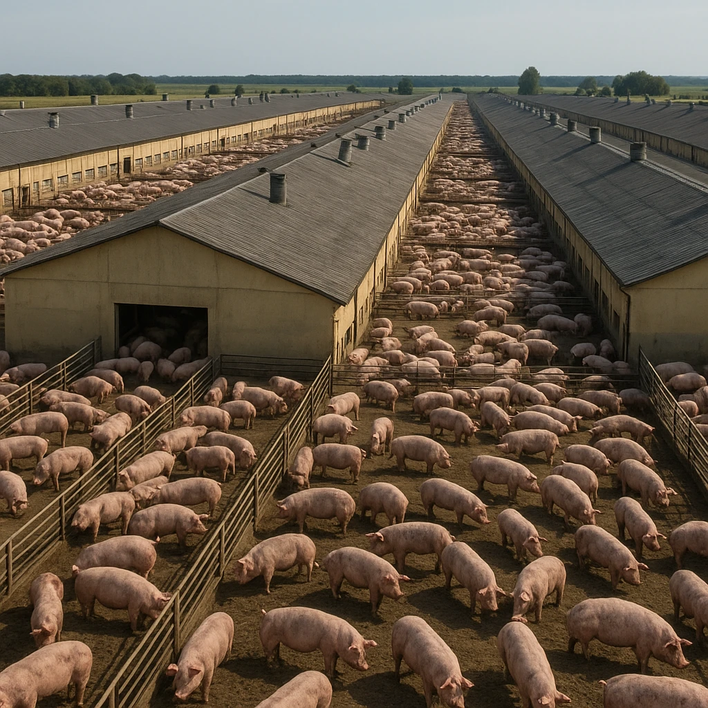 Największa ferma świń w Europie – ile sztuk liczy?