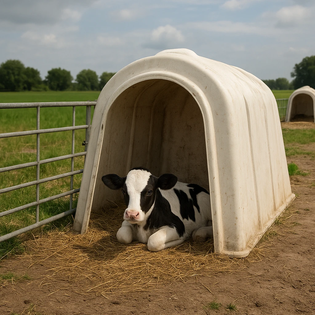 Budki dla cieląt na zewnątrz – zalety i wady
