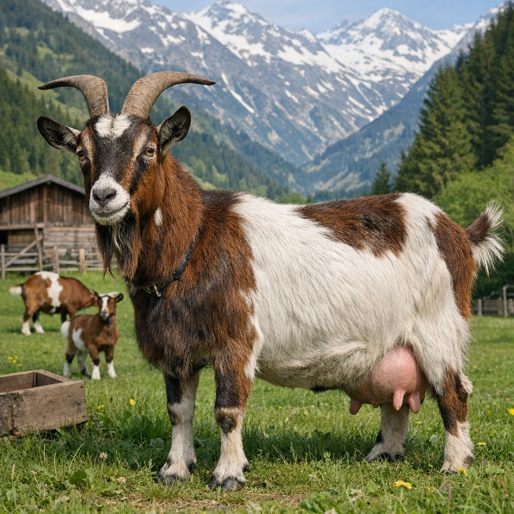 Pinzgauer – Capra hircus – koza ogólnoużytkowa