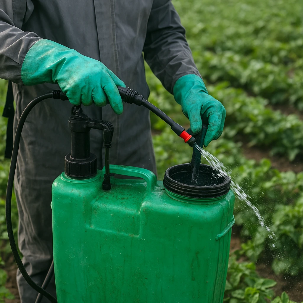 Czyszczenie opryskiwacza po zabiegu – jak uniknąć uszkodzeń roślin?