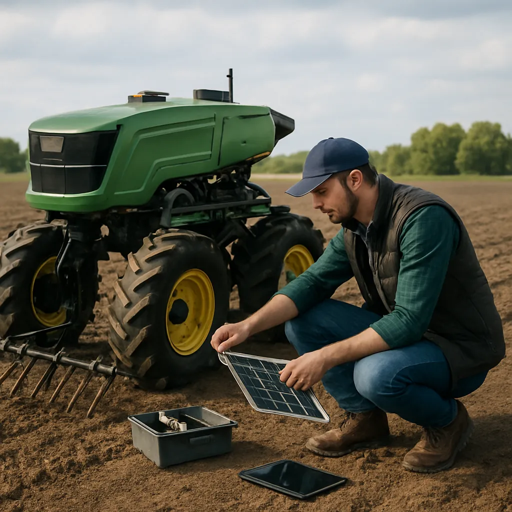 Koszty serwisowania robotów rolniczych