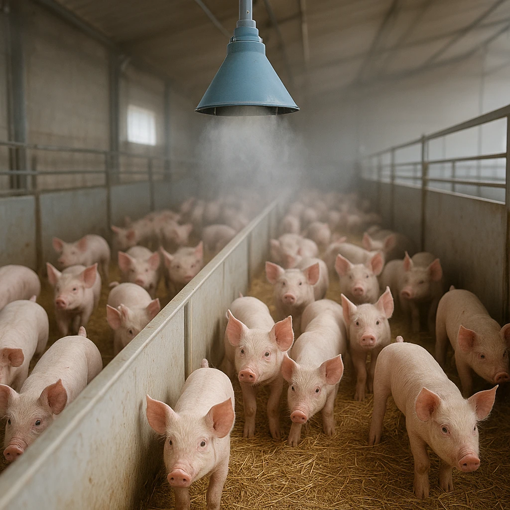 Mikroklimat w kojcach dla prosiąt