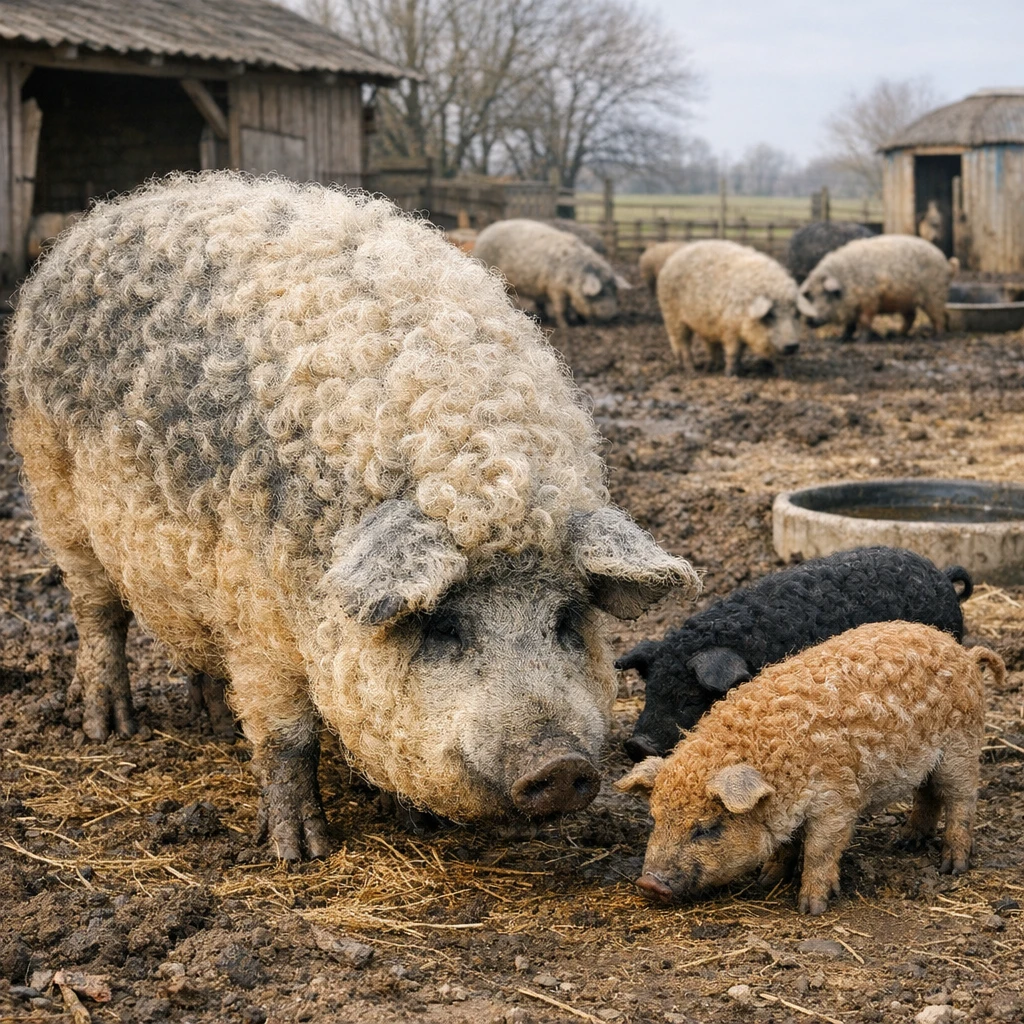 Romanian Mangalita – Sus scrofa domesticus – trzoda chlewna