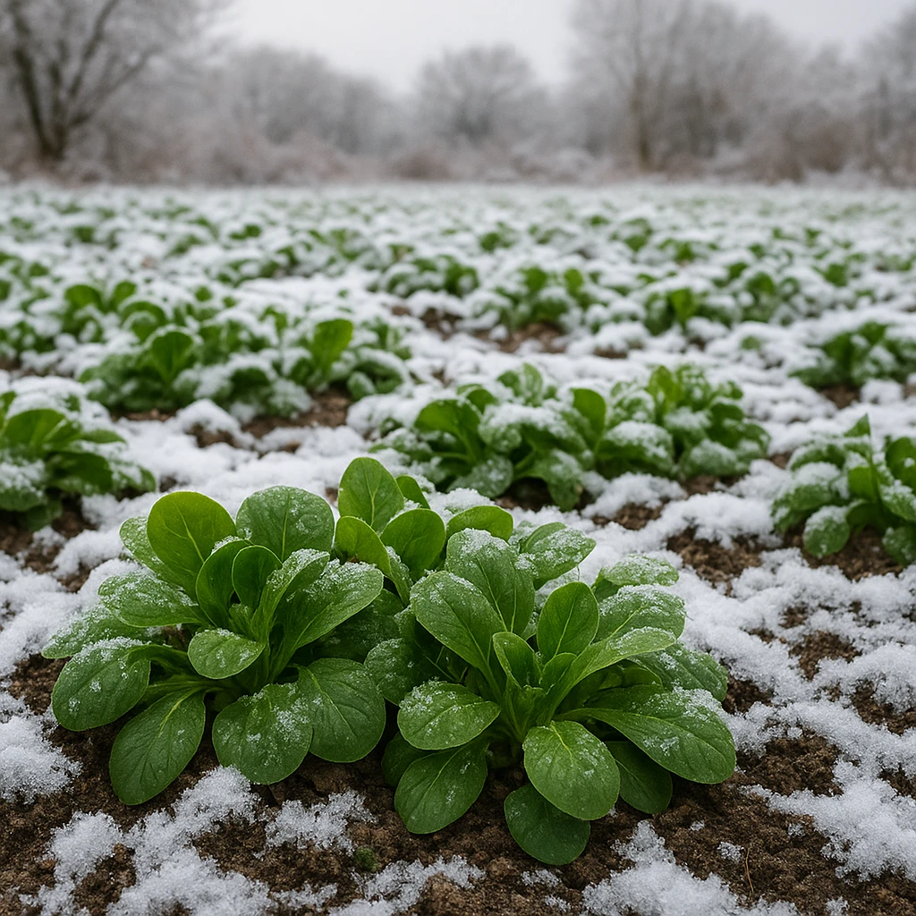 Uprawa roszponki w okresie jesienno-zimowym