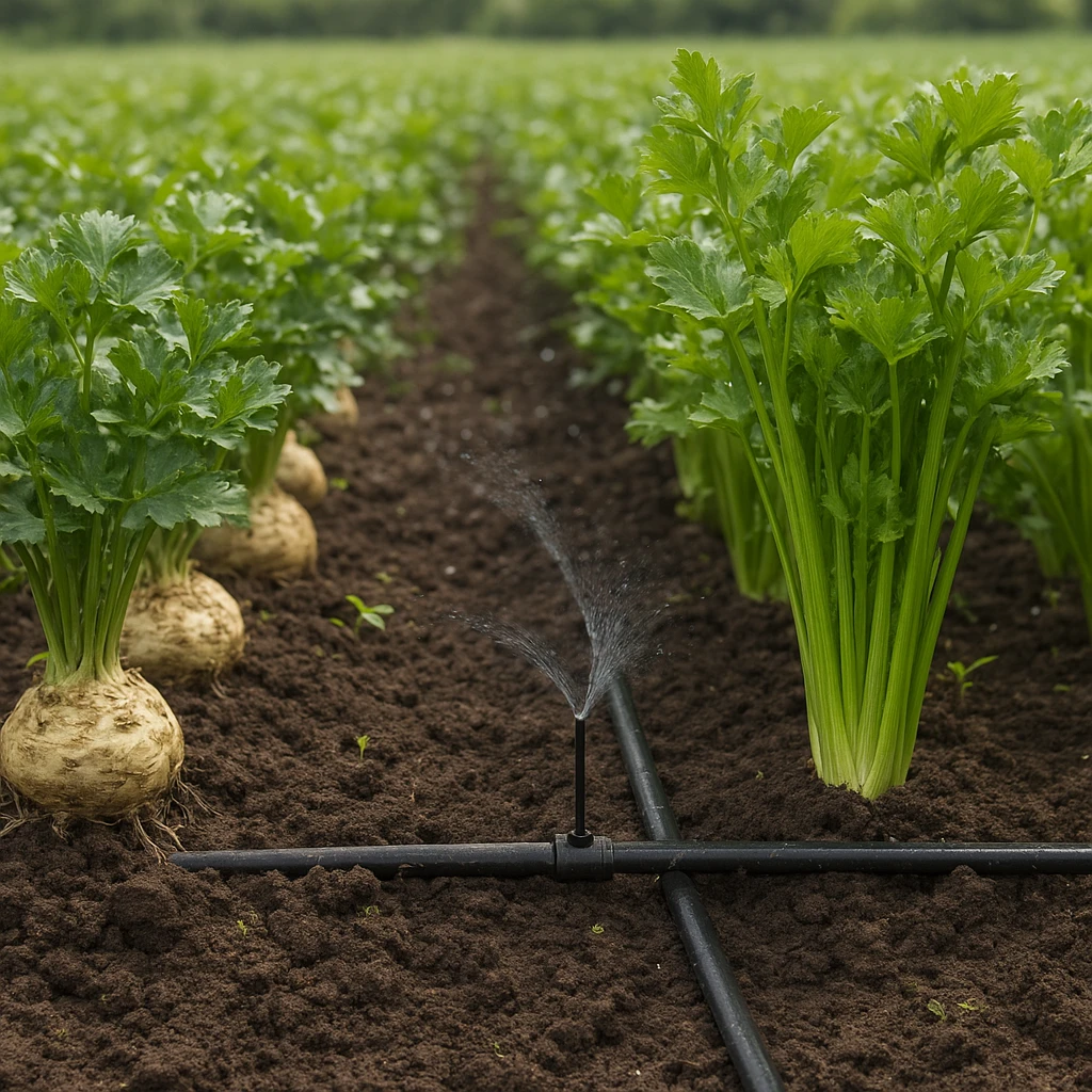 Uprawa selera korzeniowego i naciowego – wymagania wodne i nawożenie