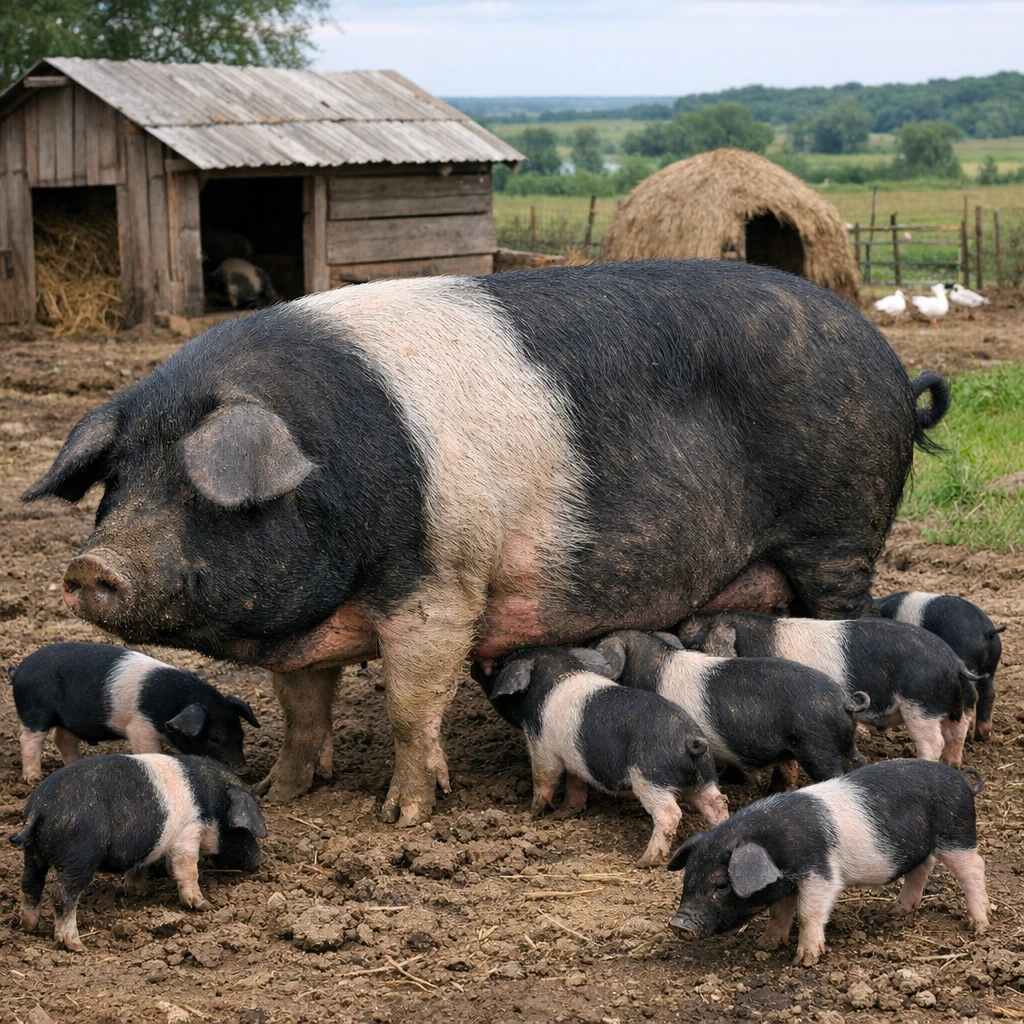 Serbian Moravka – Sus scrofa domesticus – trzoda chlewna