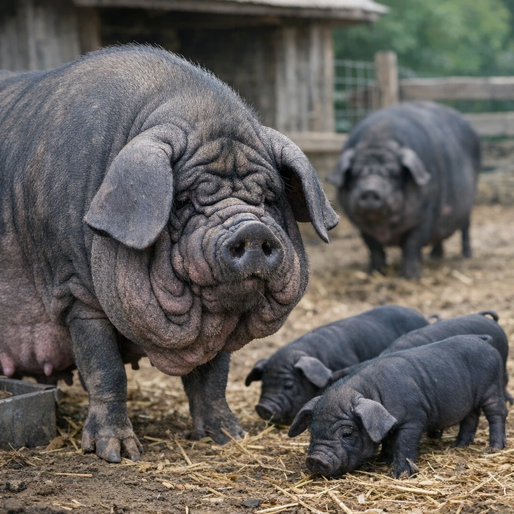 Meishan – Sus scrofa domesticus – trzoda chlewna