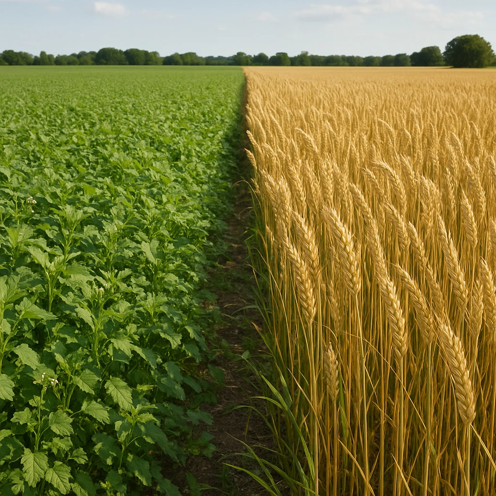 Zastosowanie międzyplonów w gospodarstwach zbożowych